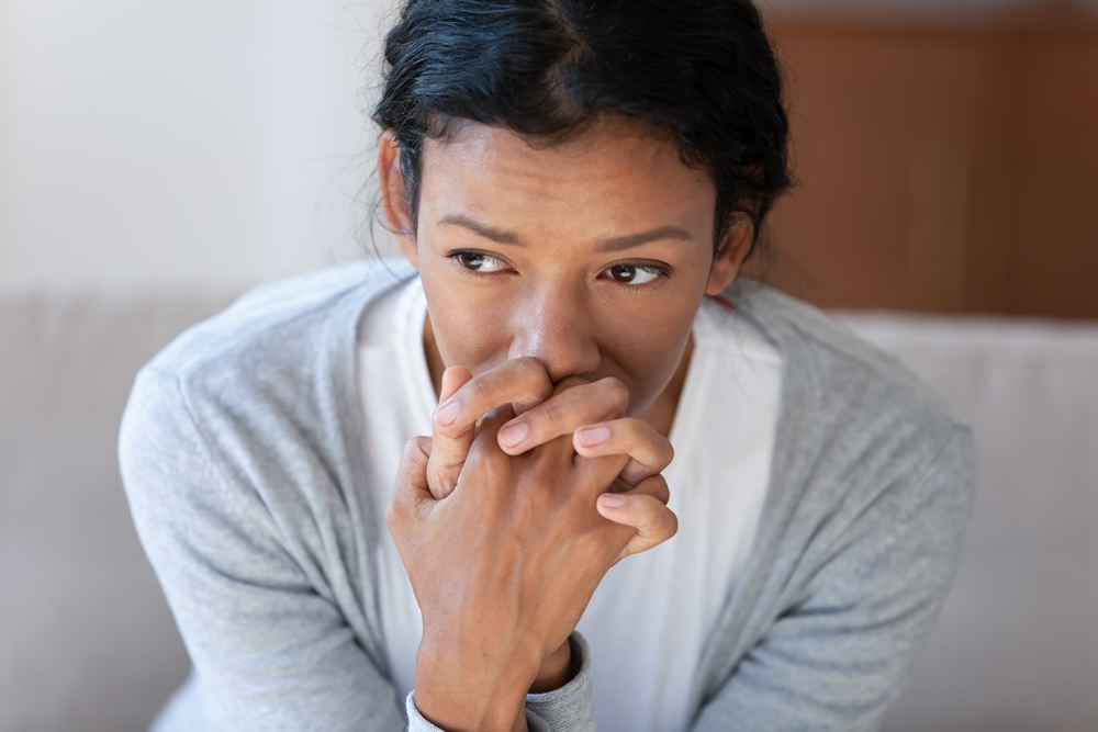 Young Woman Experiencing Anxiety